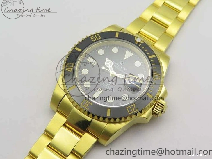 0208 Submariner TW Best Edition 116618LN Black Full YG Wrapped A SmartChoice 3565